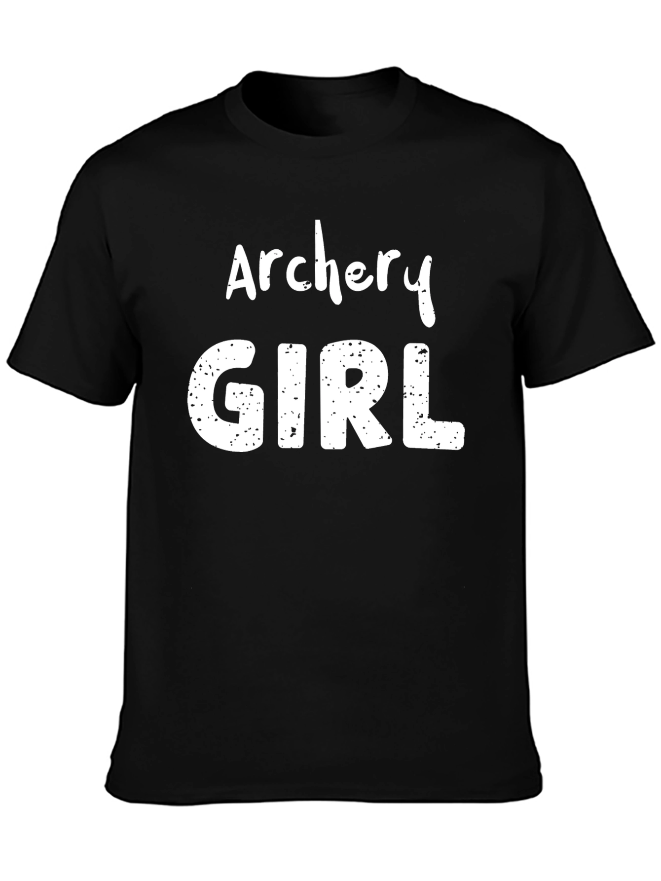 Archery Girl Graphic Tee - Sporty Casual Style