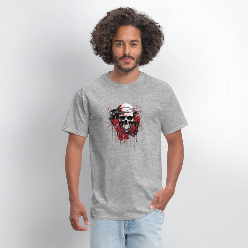 logo skull black crow barbed wire saber rose 2