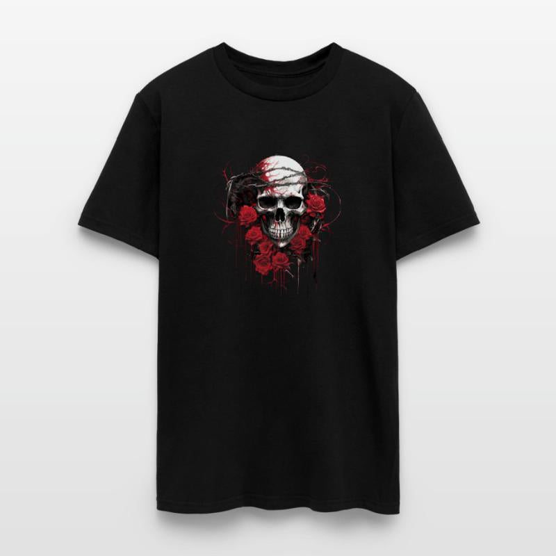 logo skull black crow barbed wire saber rose 2
