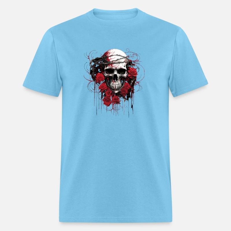 logo skull black crow barbed wire saber rose 2