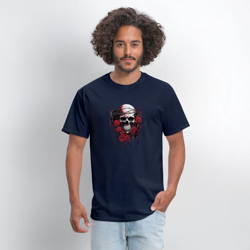 logo skull black crow barbed wire saber rose 2