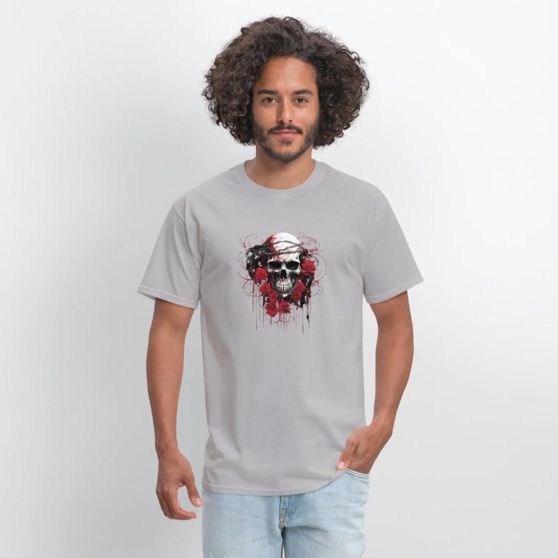 logo skull black crow barbed wire saber rose 2