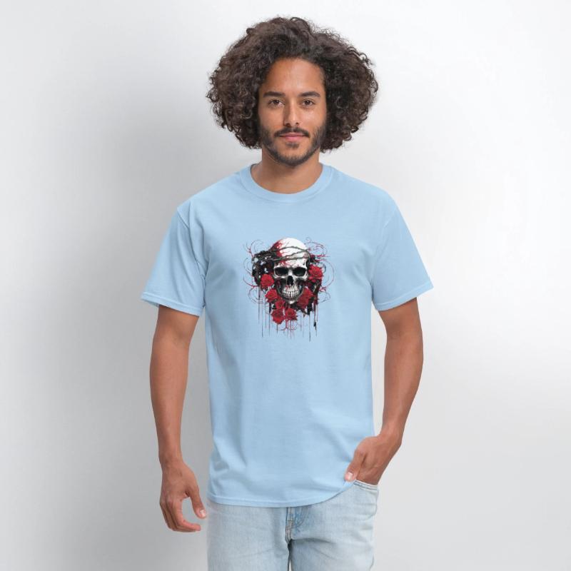 logo skull black crow barbed wire saber rose 2