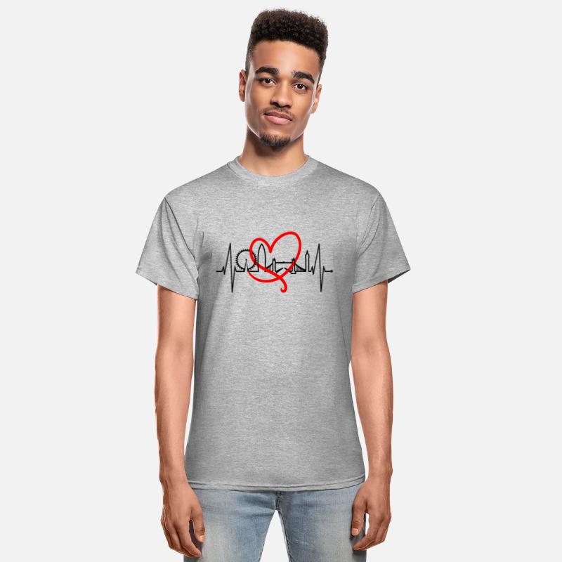 London Skyline Heartbeat England Fan Lover UK Gift
