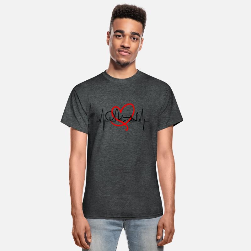 London Skyline Heartbeat England Fan Lover UK Gift