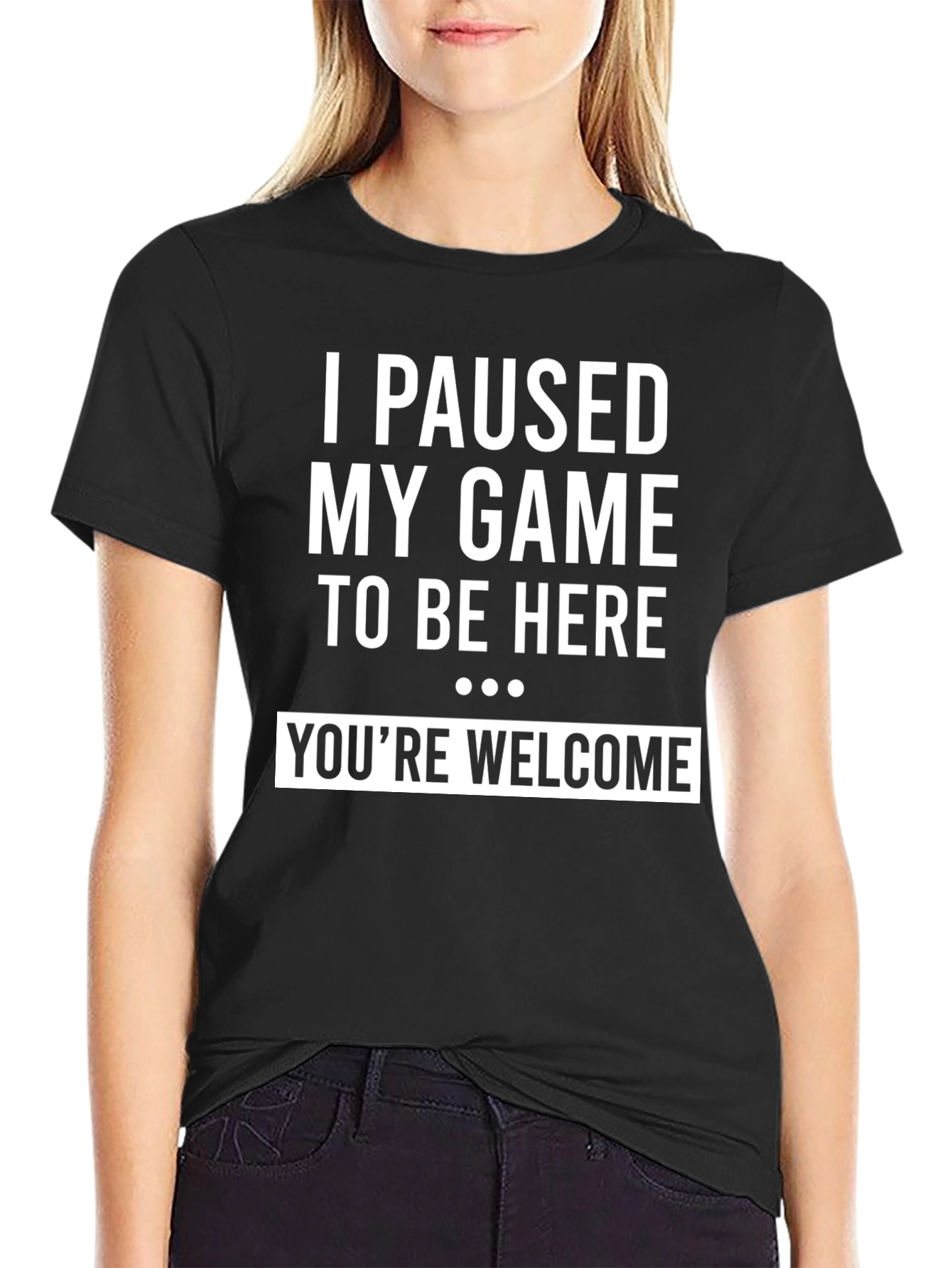 I Paused My Game to Be Here Mens Tee