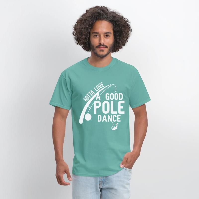Love Good Pole Dance Funny Fishing Valentines Day
