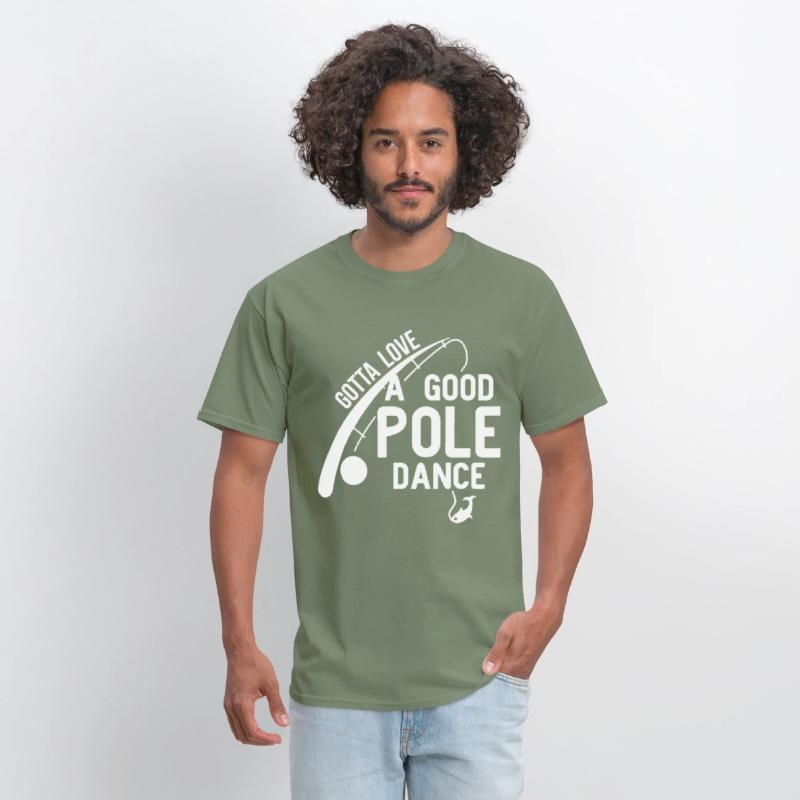 Love Good Pole Dance Funny Fishing Valentines Day