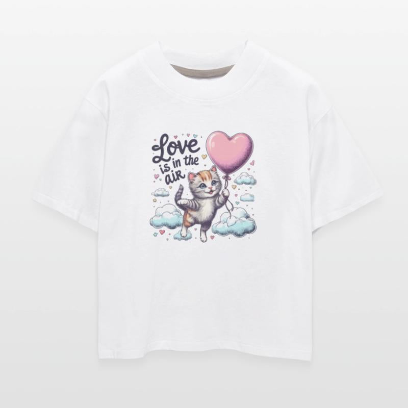 Love Is in the Air - Whimsical Kitten Balloon Art