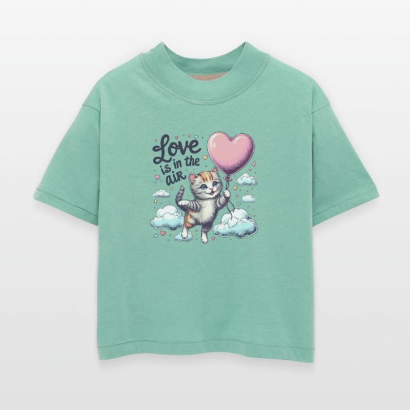 Love Is in the Air - Whimsical Kitten Balloon Art