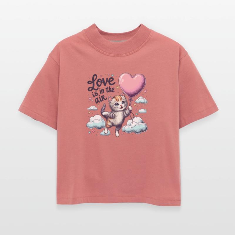 Love Is in the Air - Whimsical Kitten Balloon Art