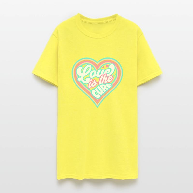 LOVE IS THE CURE (blue)