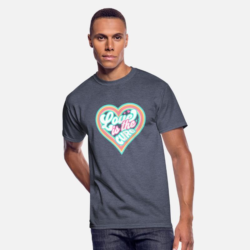LOVE IS THE CURE (blue)