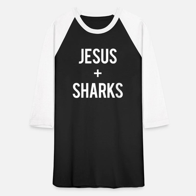 Love Jesus And Sharks Faith Cross Quote Christian