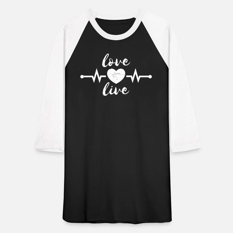 love live frequency with white heart in the middle