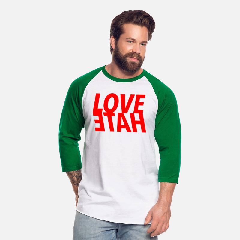 LOVE over HATE positive vibe peace message no war