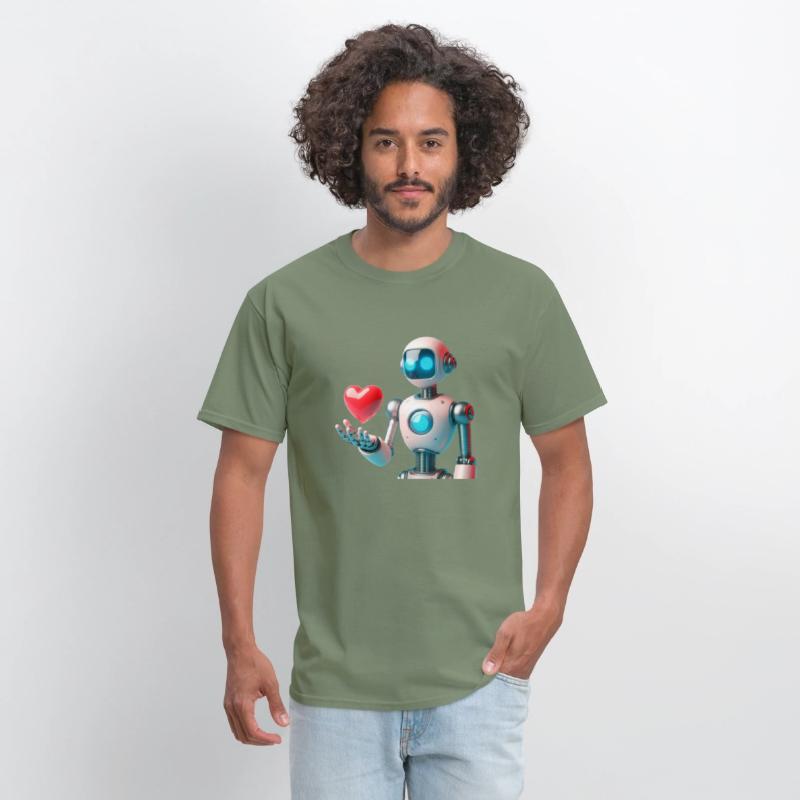 Love robot, Digital Art, Art Of The Future, Sci-Fi