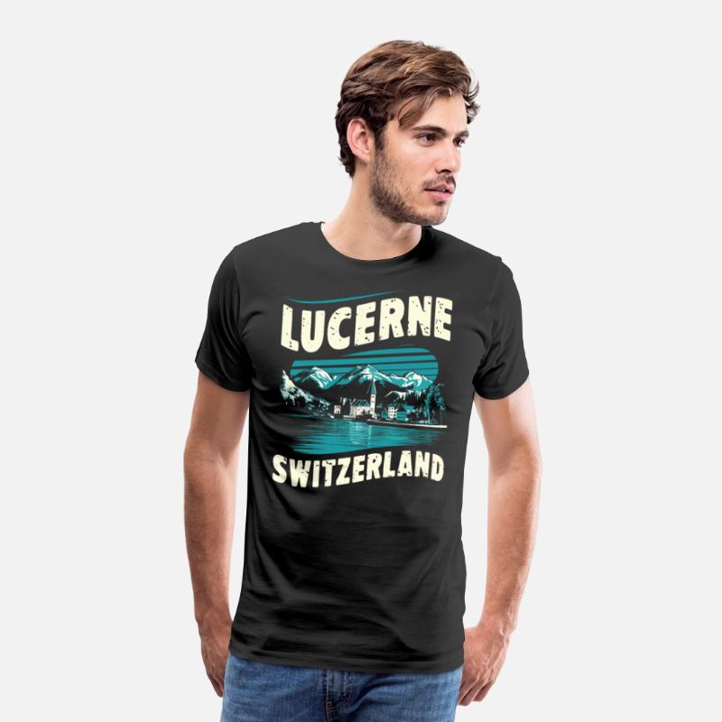 Lucerne Switzerland Souvenir Scenic Mountains