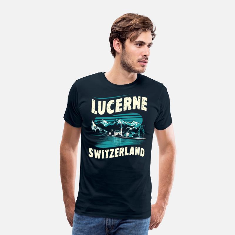 Lucerne Switzerland Souvenir Scenic Mountains