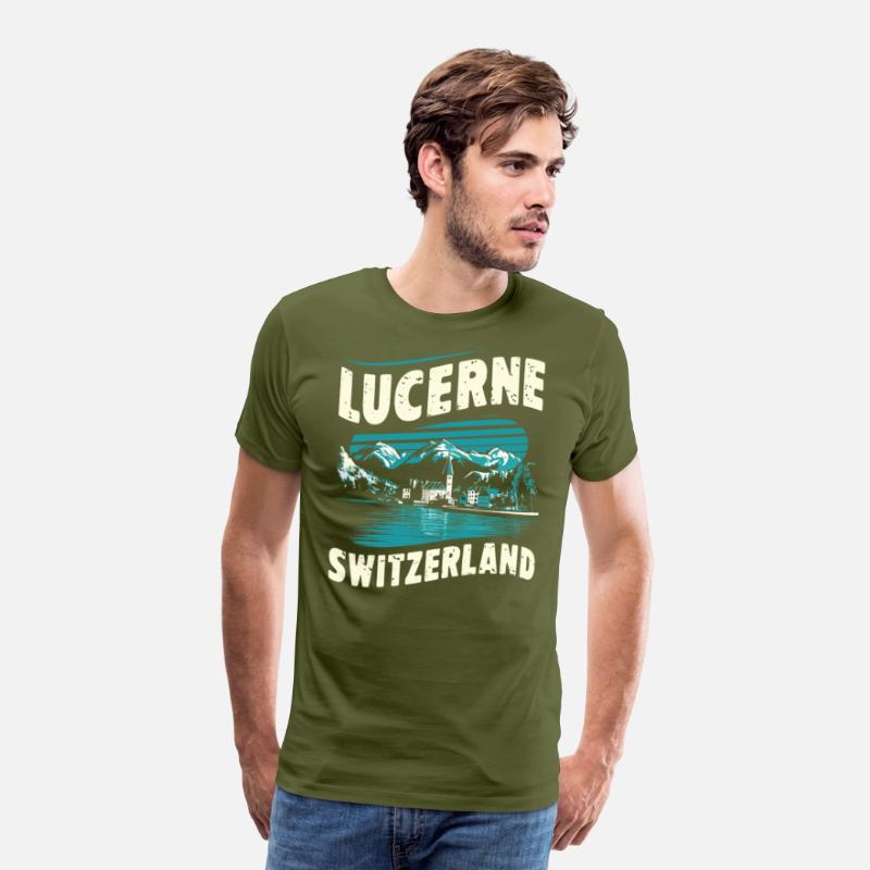 Lucerne Switzerland Souvenir Scenic Mountains