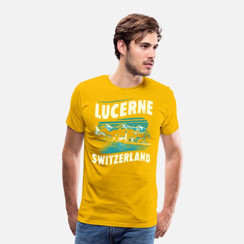 Lucerne Switzerland Souvenir Scenic Mountains