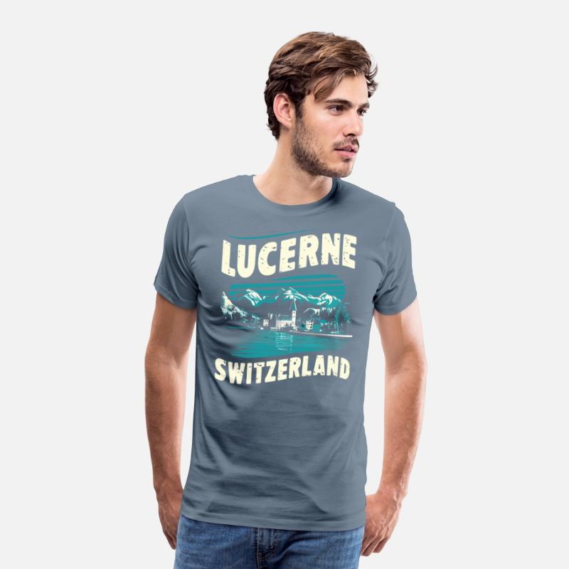 Lucerne Switzerland Souvenir Scenic Mountains