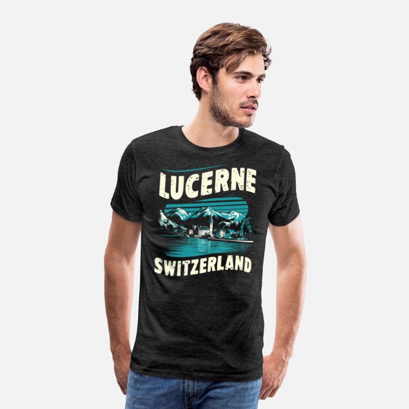 Lucerne Switzerland Souvenir Scenic Mountains