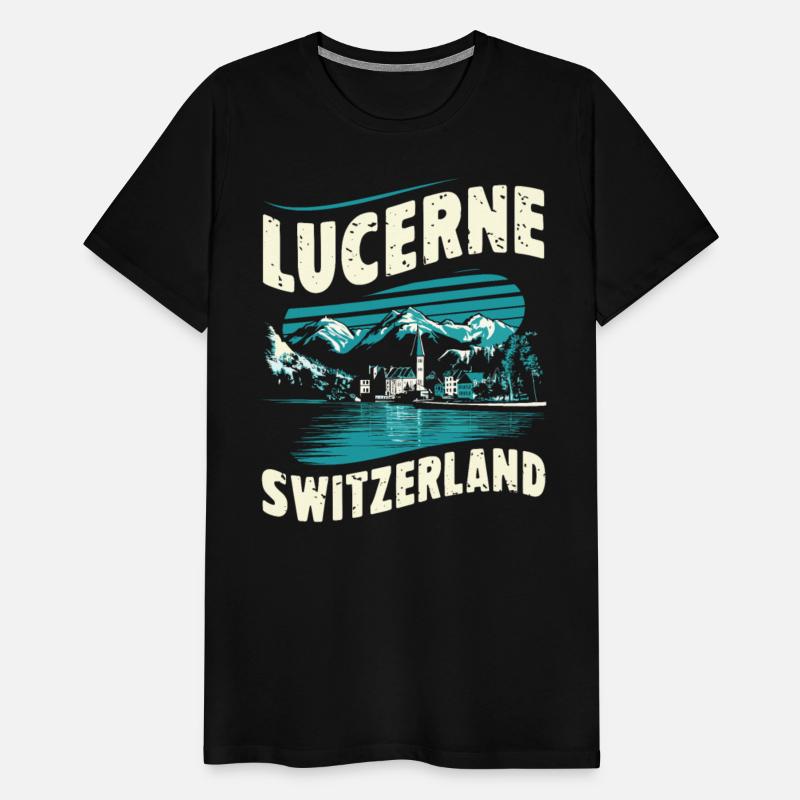 Lucerne Switzerland Souvenir Scenic Mountains