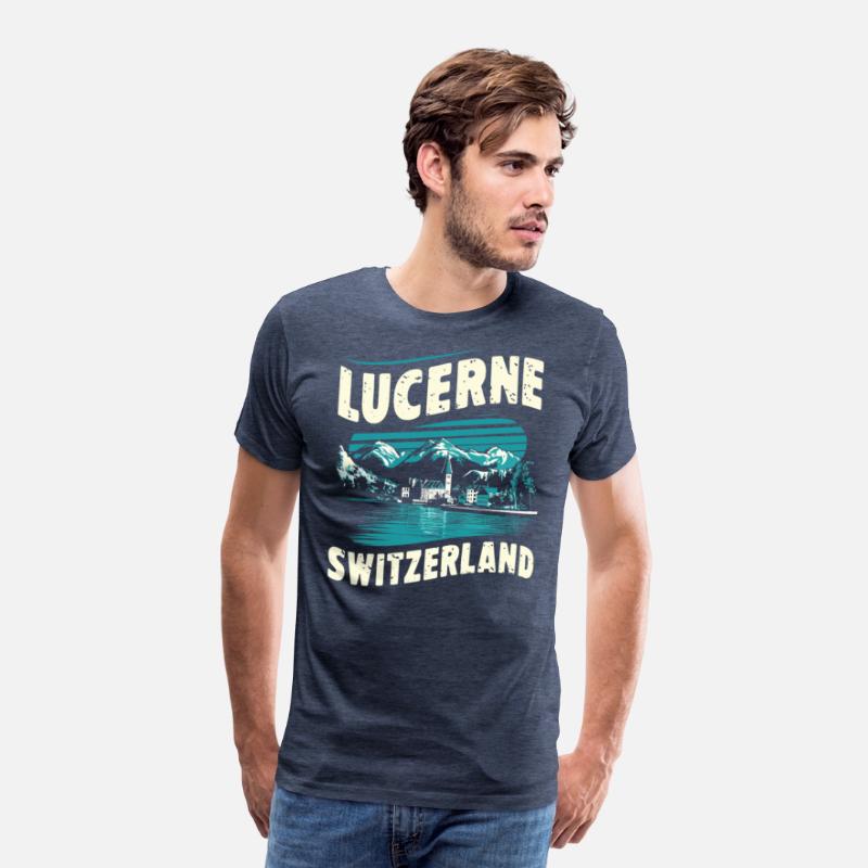 Lucerne Switzerland Souvenir Scenic Mountains