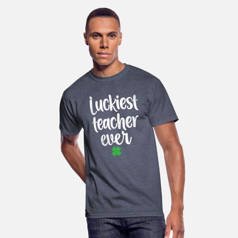 Luckiest Teacher Ever St Patricks Day Clover