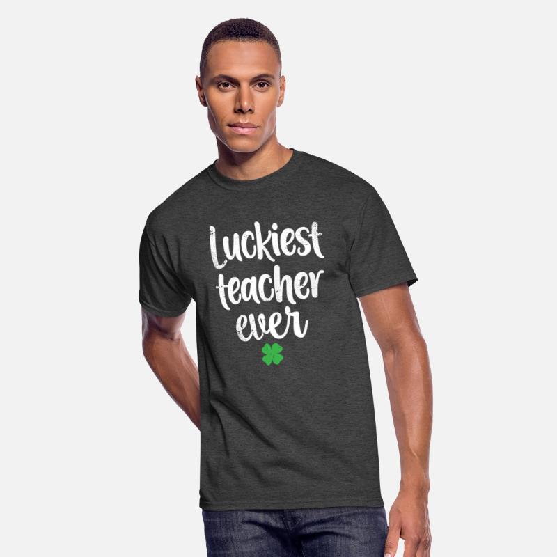 Luckiest Teacher Ever St Patricks Day Clover