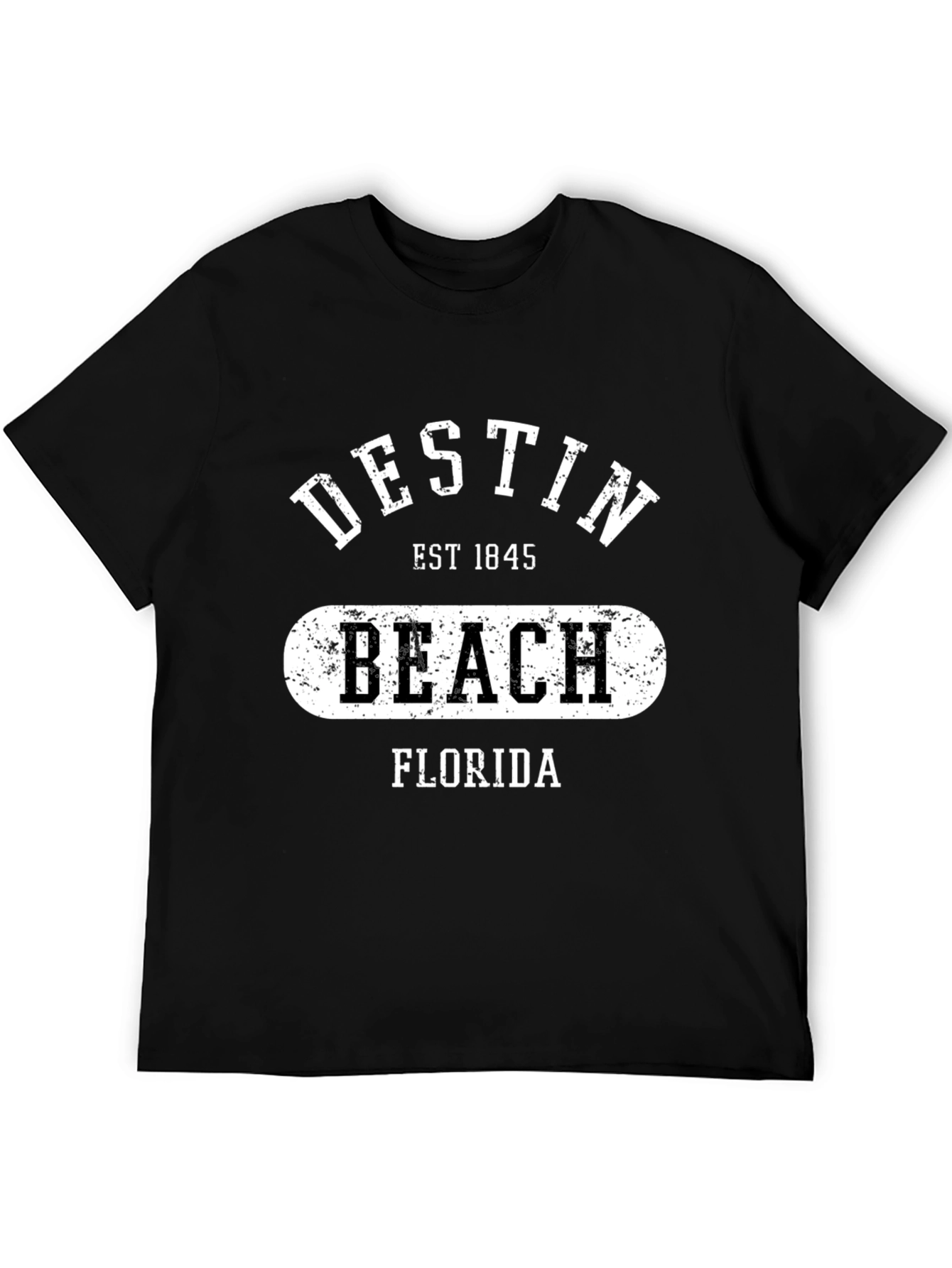 Destin Beach Florida Black T-Shirt
