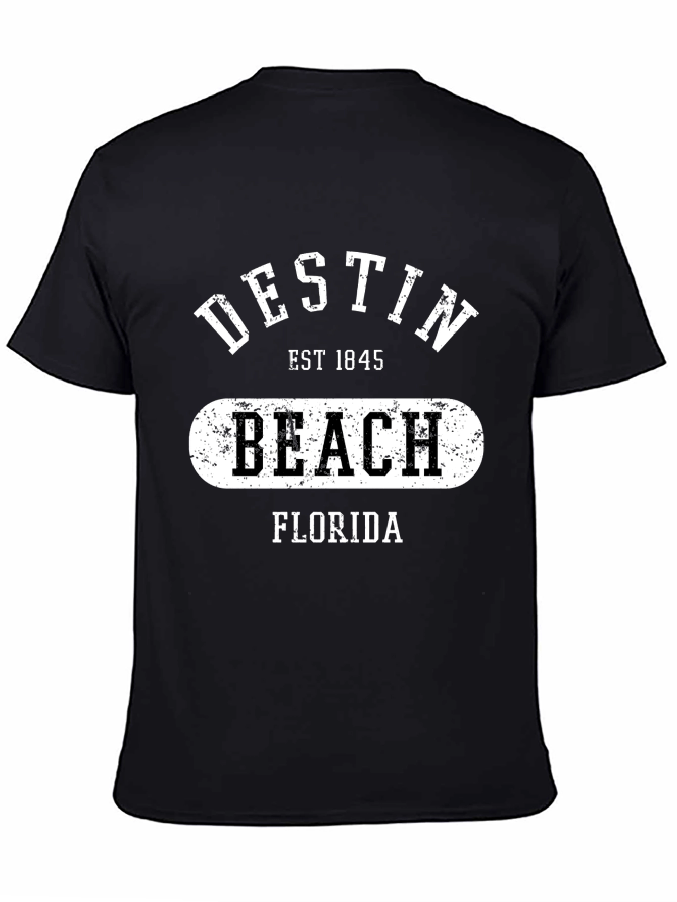 Destin Beach Florida Black T-Shirt