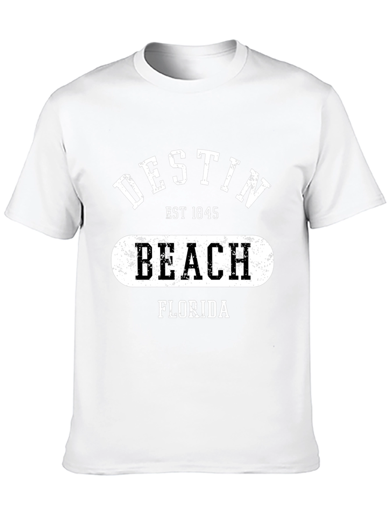 Destin Beach Florida Black T-Shirt