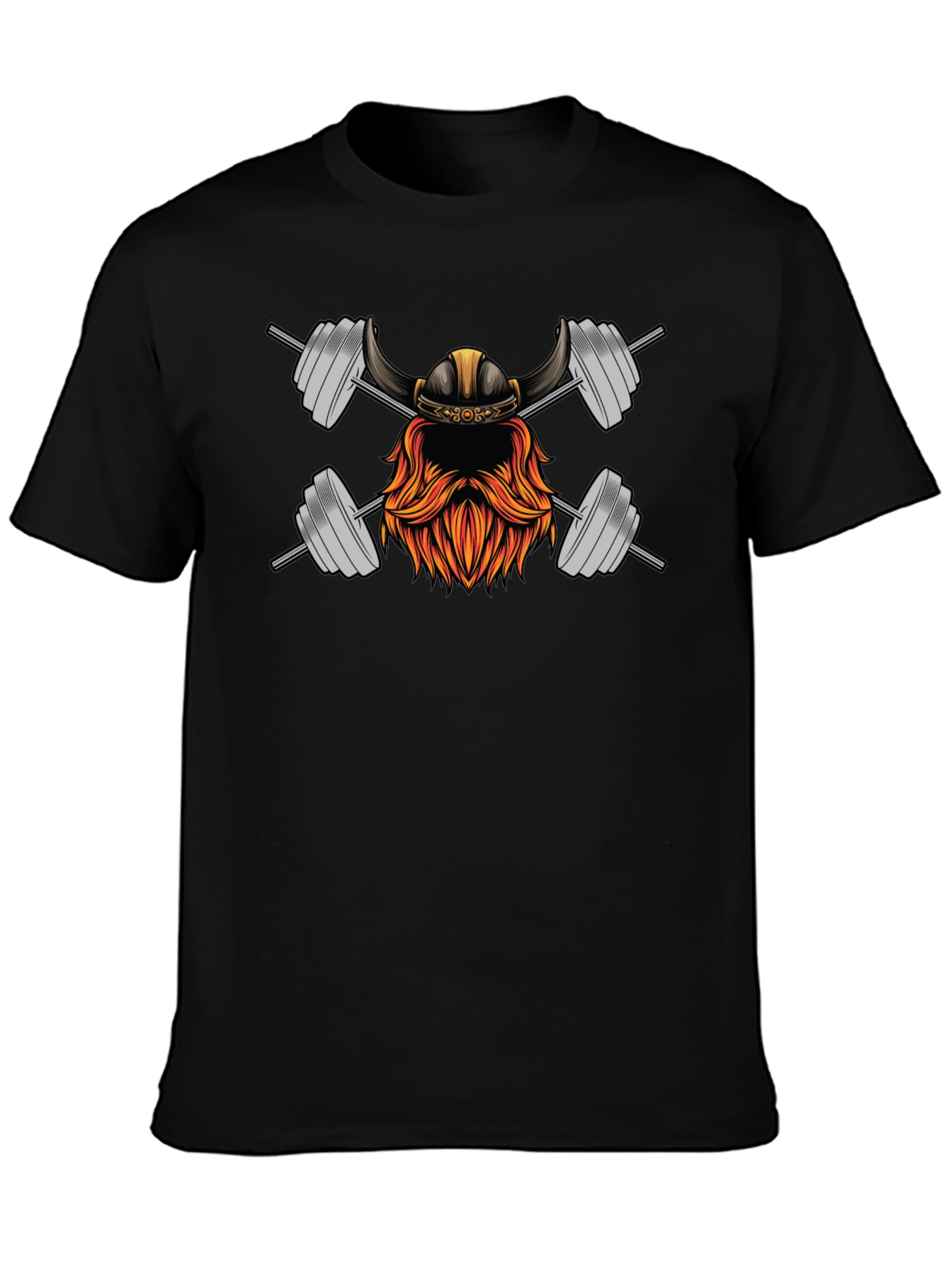 Viking Gym Warrior Black T-Shirt