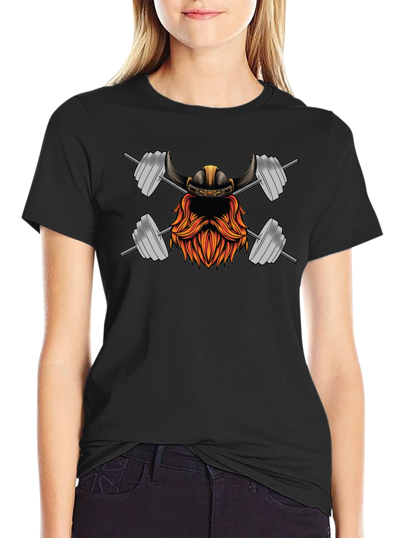 Viking Gym Warrior Black T-Shirt