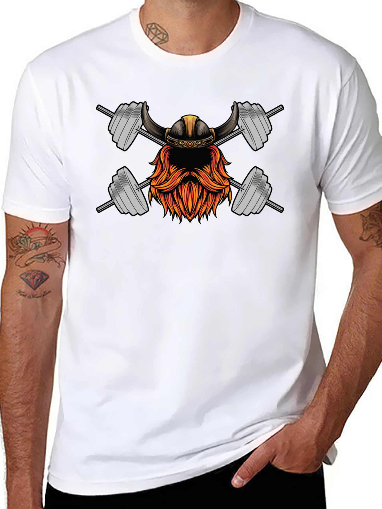 Viking Gym Warrior Black T-Shirt