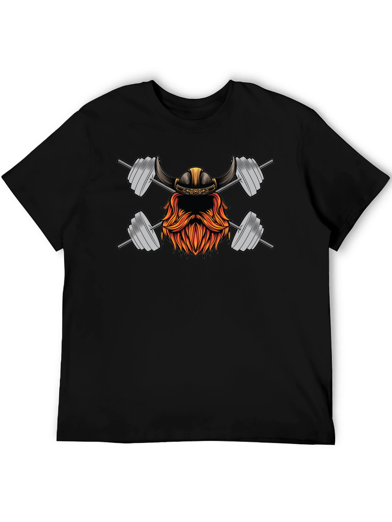 Viking Gym Warrior Black T-Shirt