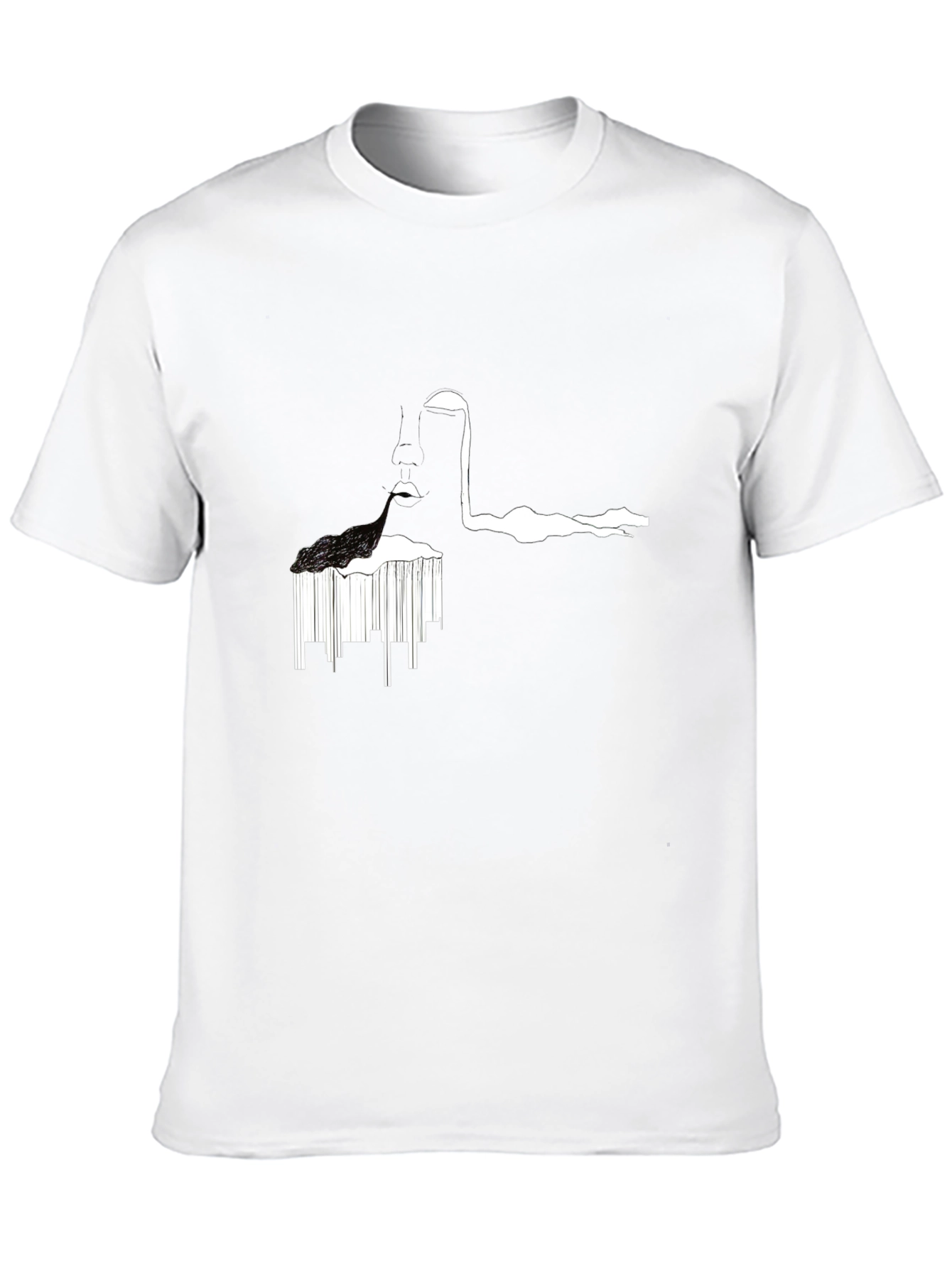 Abstract Black T-Shirt