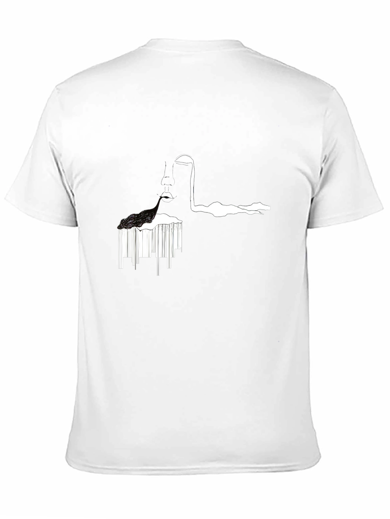 Abstract Black T-Shirt