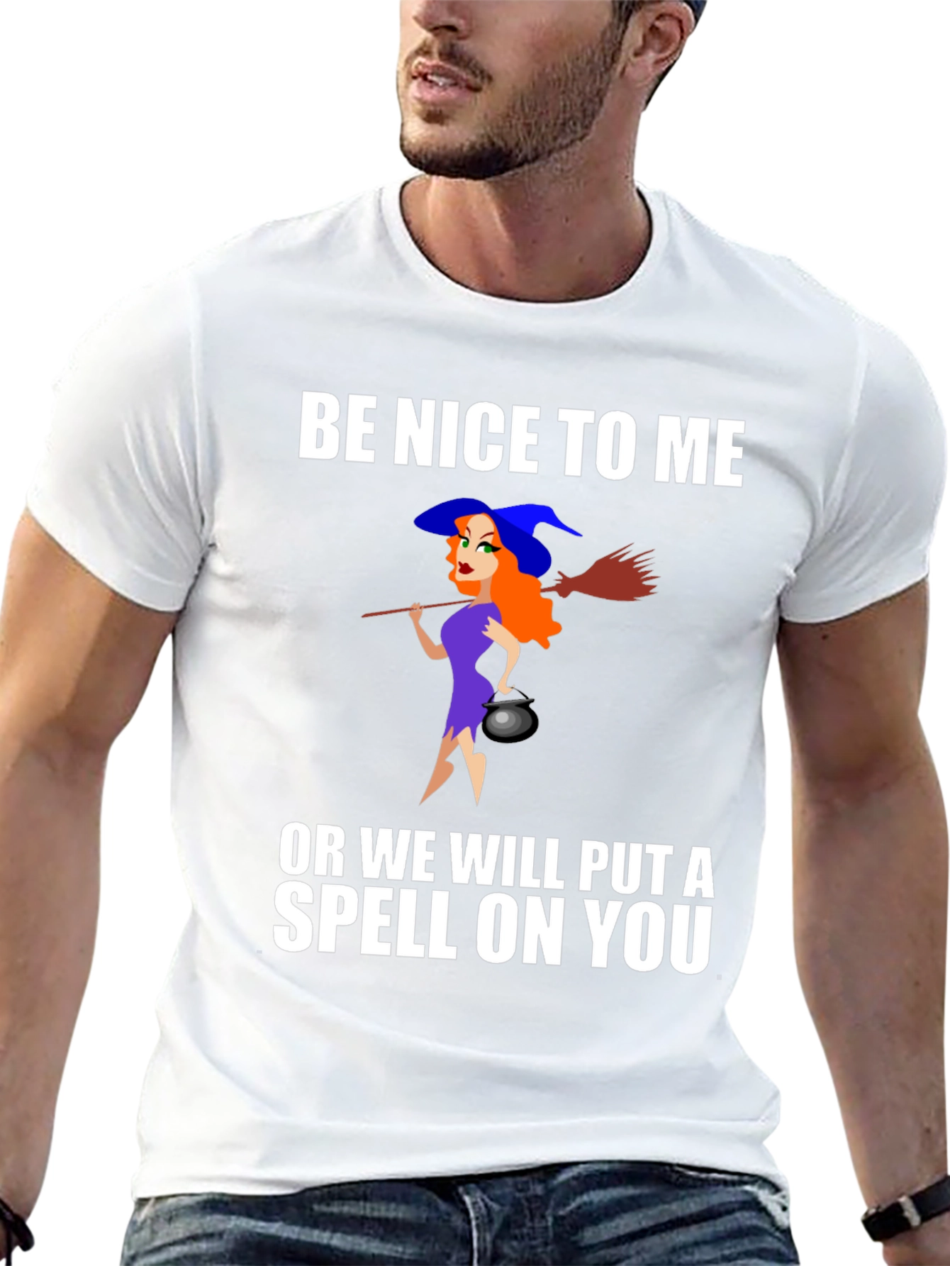 Be Nice To Me Witch T-Shirt