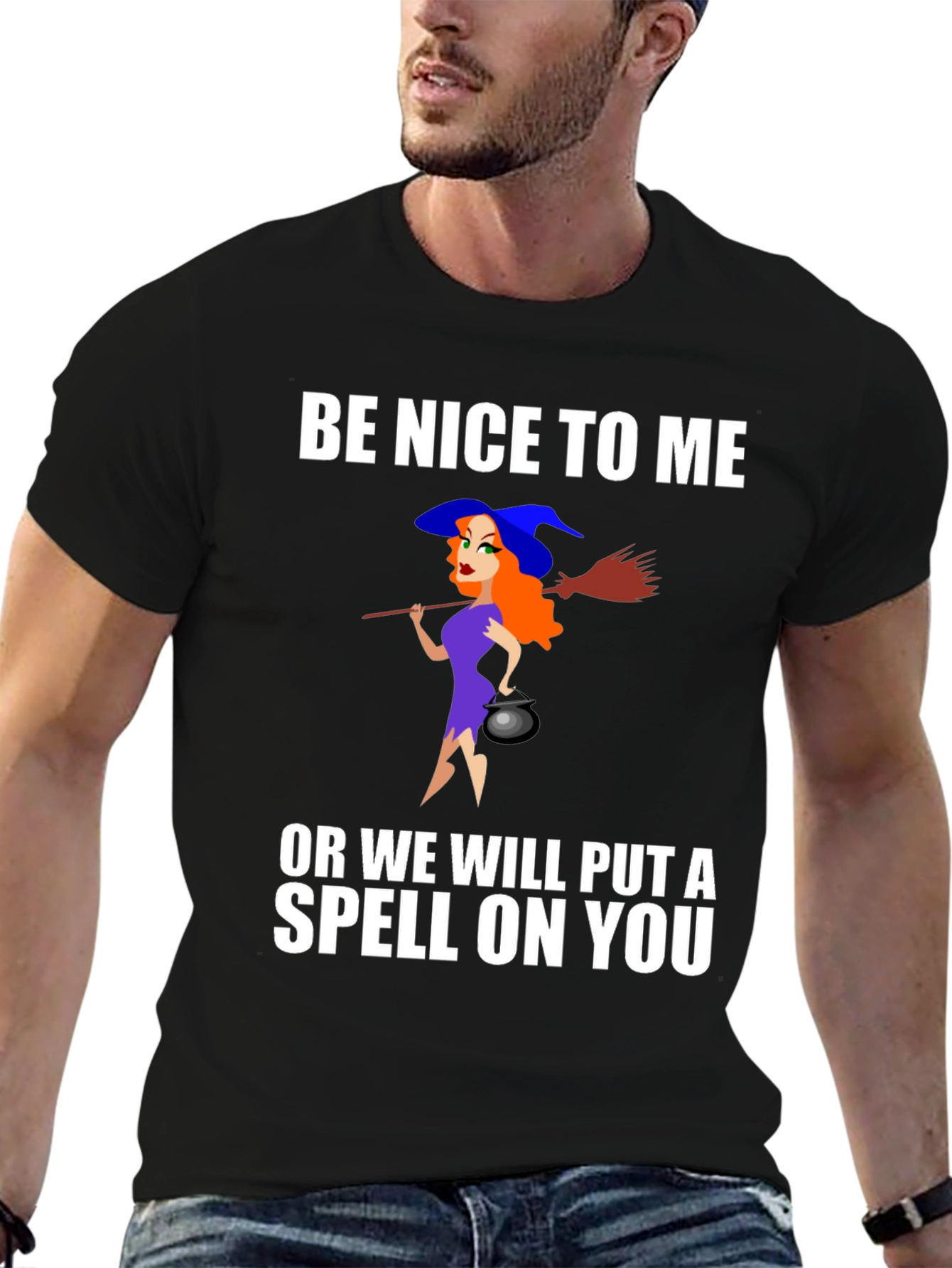 Be Nice To Me Witch T-Shirt