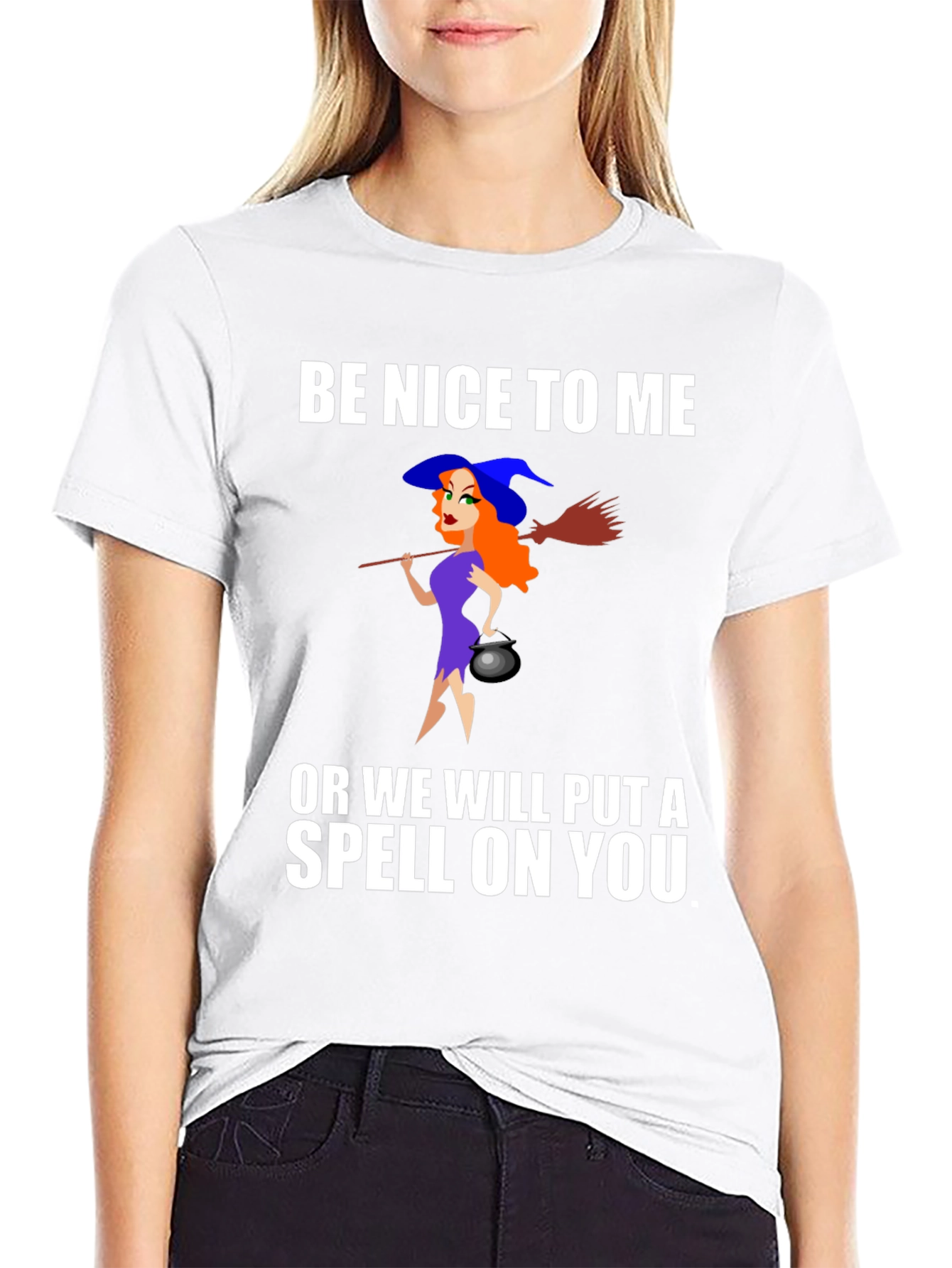 Be Nice To Me Witch T-Shirt