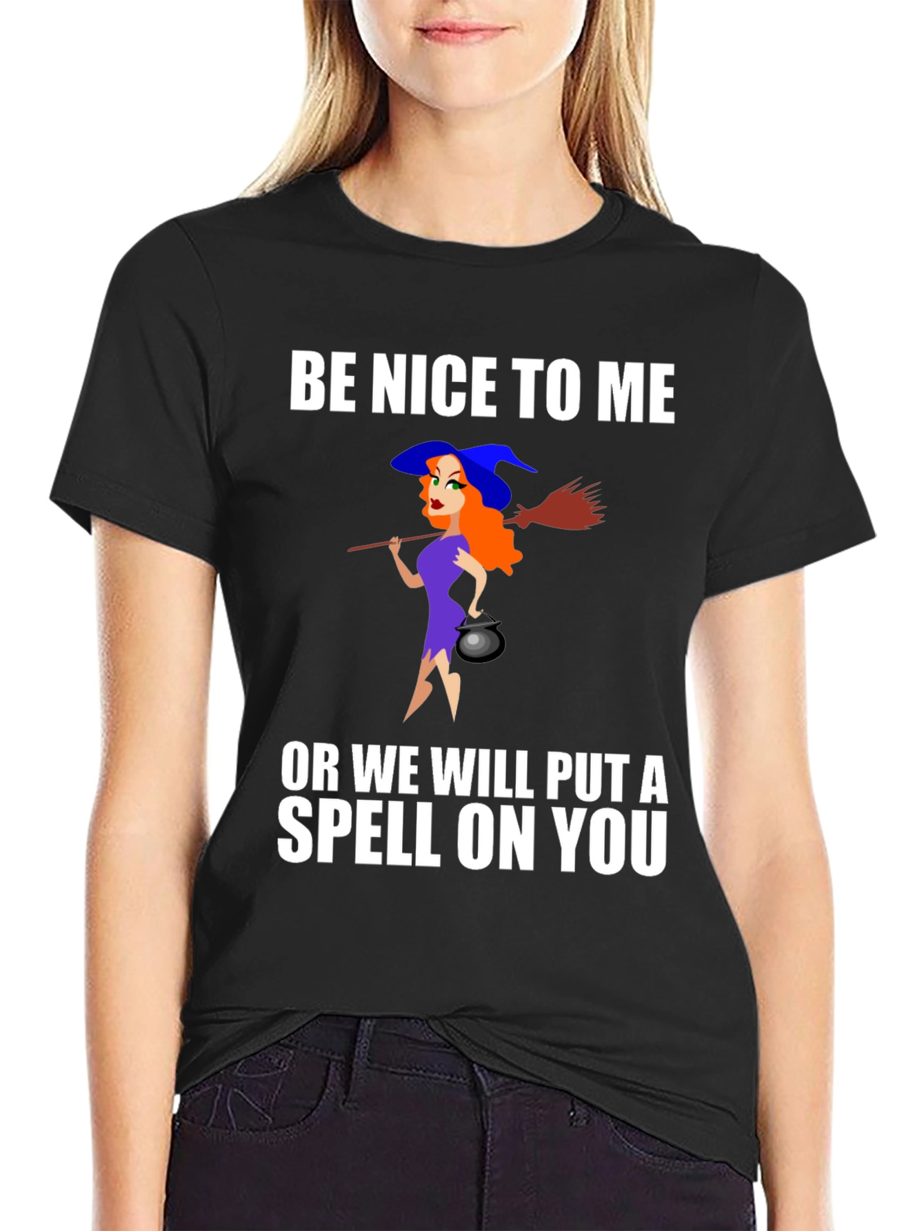 Be Nice To Me Witch T-Shirt