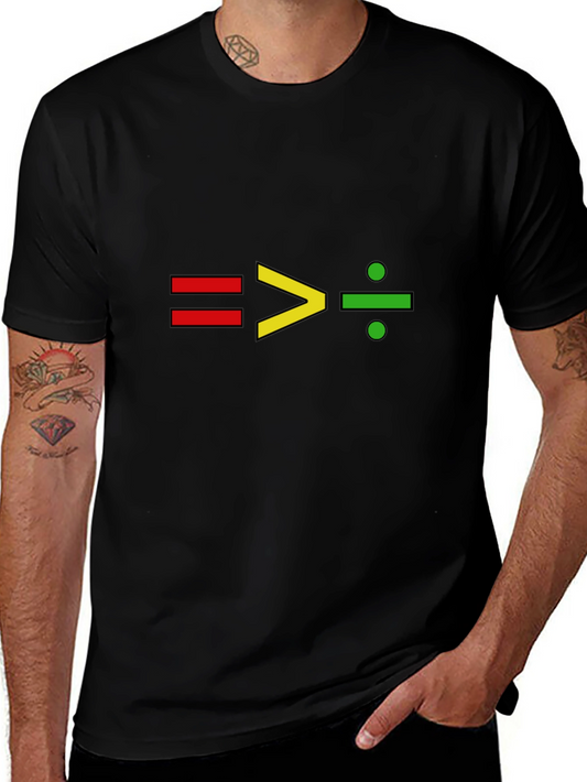 Equality Math T-Shirt - Black Graphic Tee