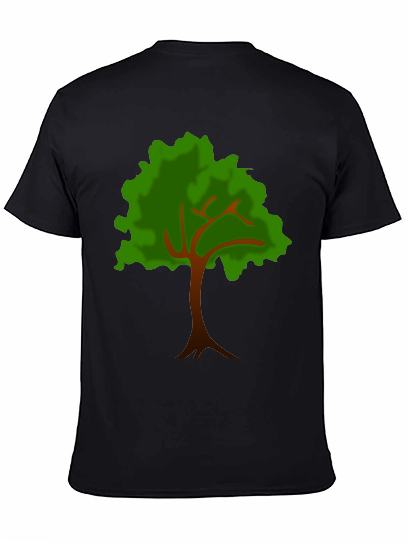 Nature Lover Tee: Tree Graphic Black T-Shirt