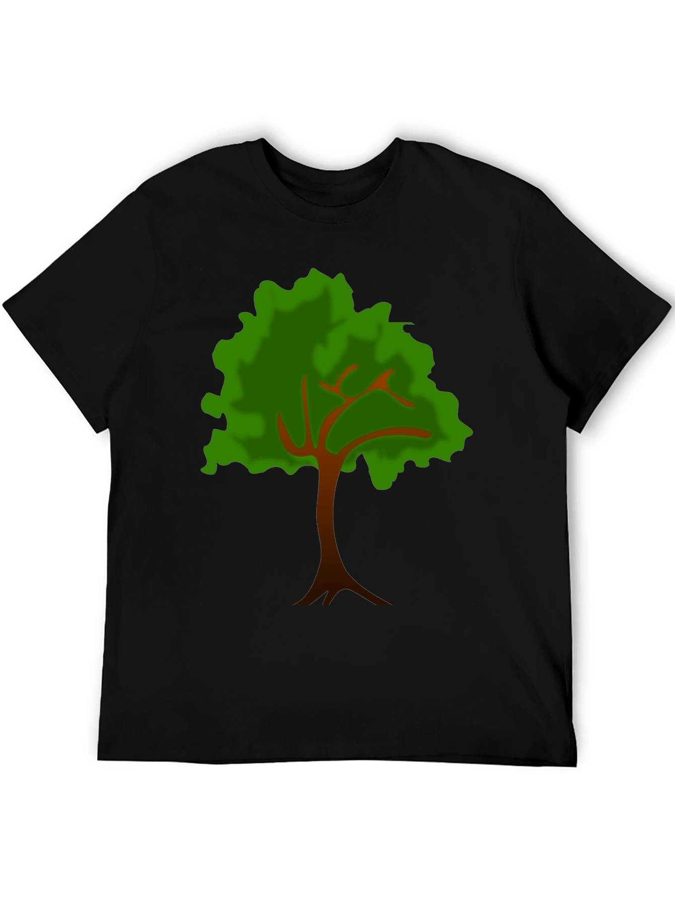 Nature Lover Tee: Tree Graphic Black T-Shirt