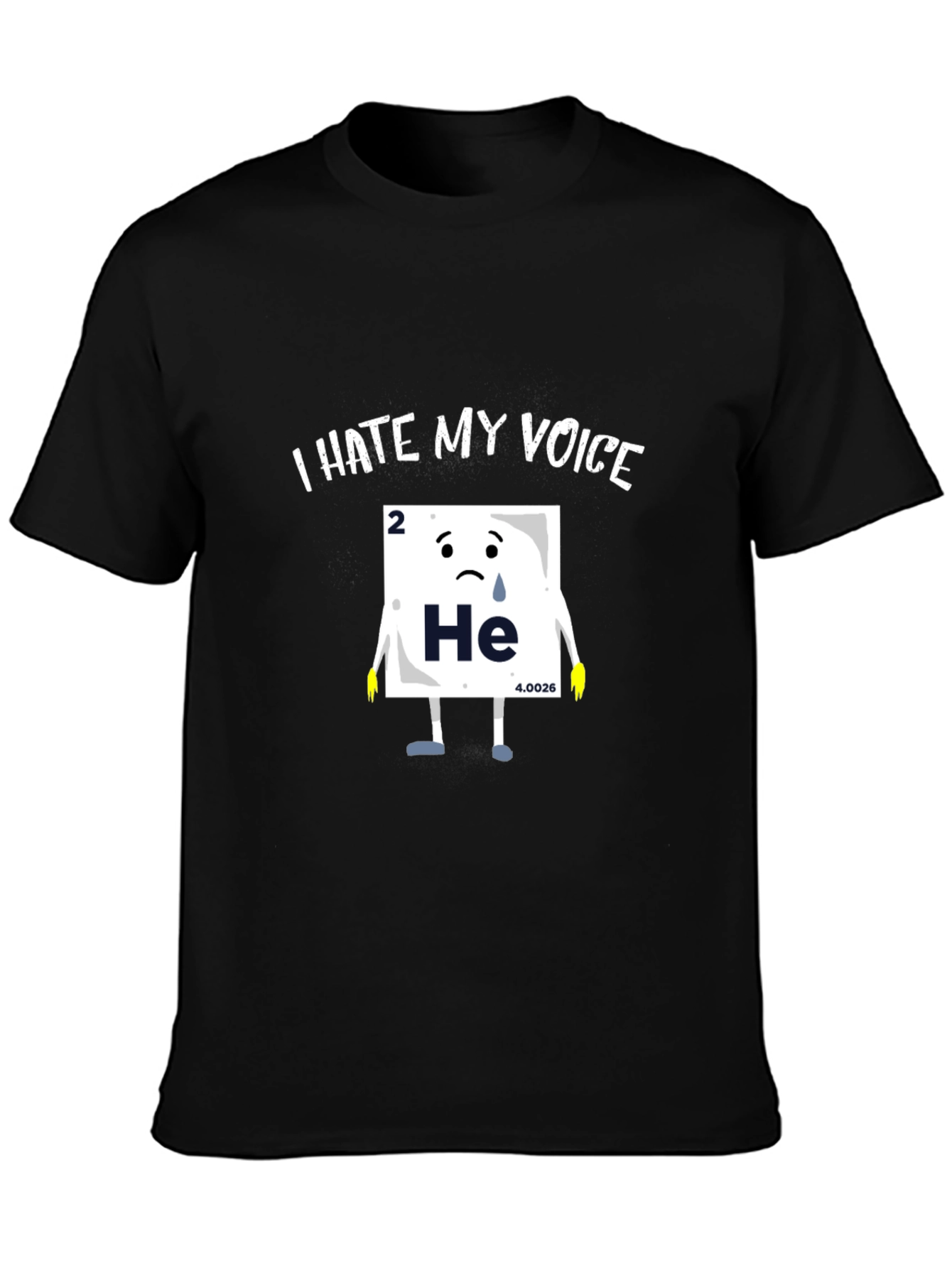 I Hate My Voice Helium Chemistry T-Shirt