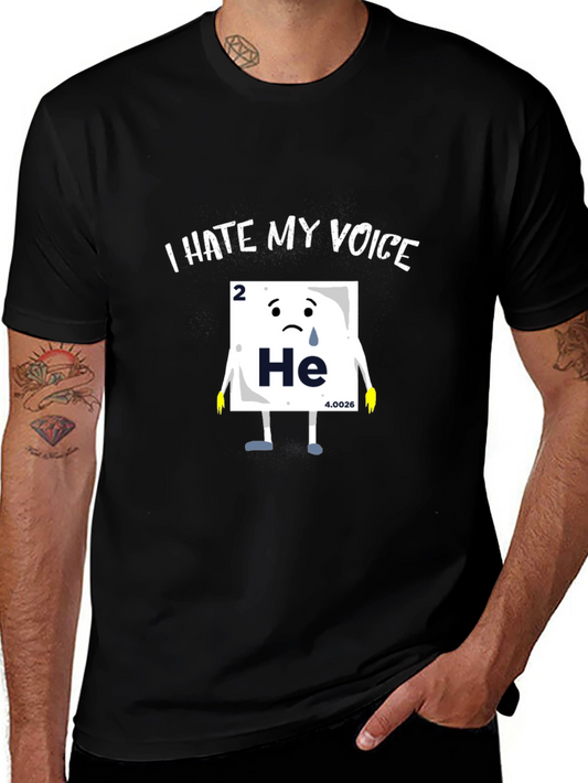 I Hate My Voice Helium Chemistry T-Shirt