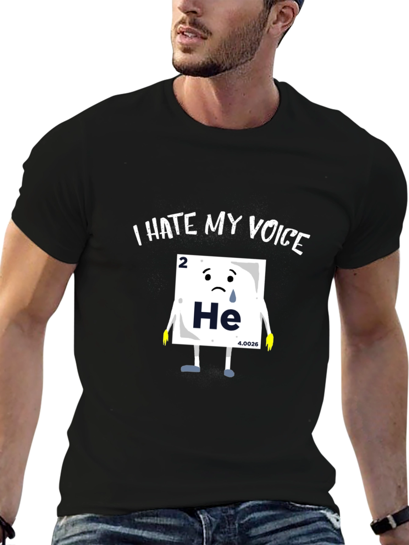 I Hate My Voice Helium Chemistry T-Shirt